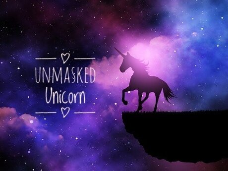 Naakte gelekte OnlyFans-foto van Unmasked Unicorn 